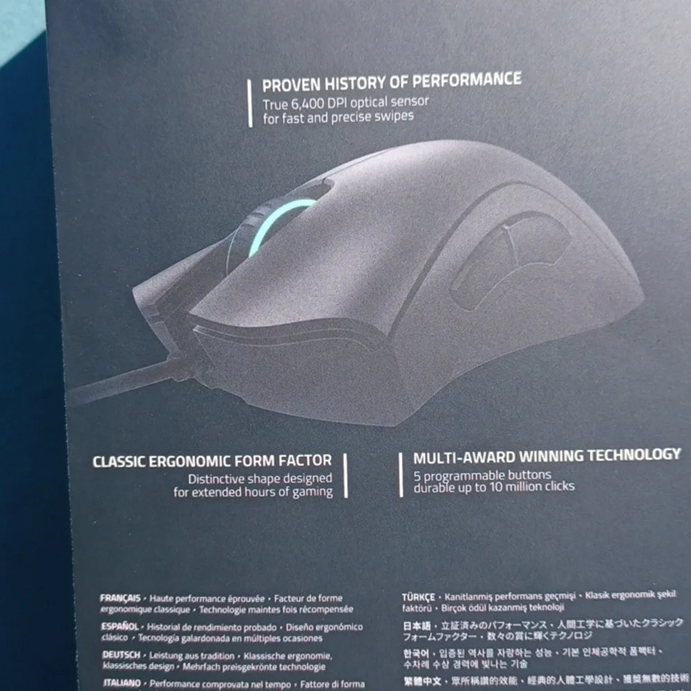 Razer DeathAdder Essential Gaming Mouse, New In Sealed Box